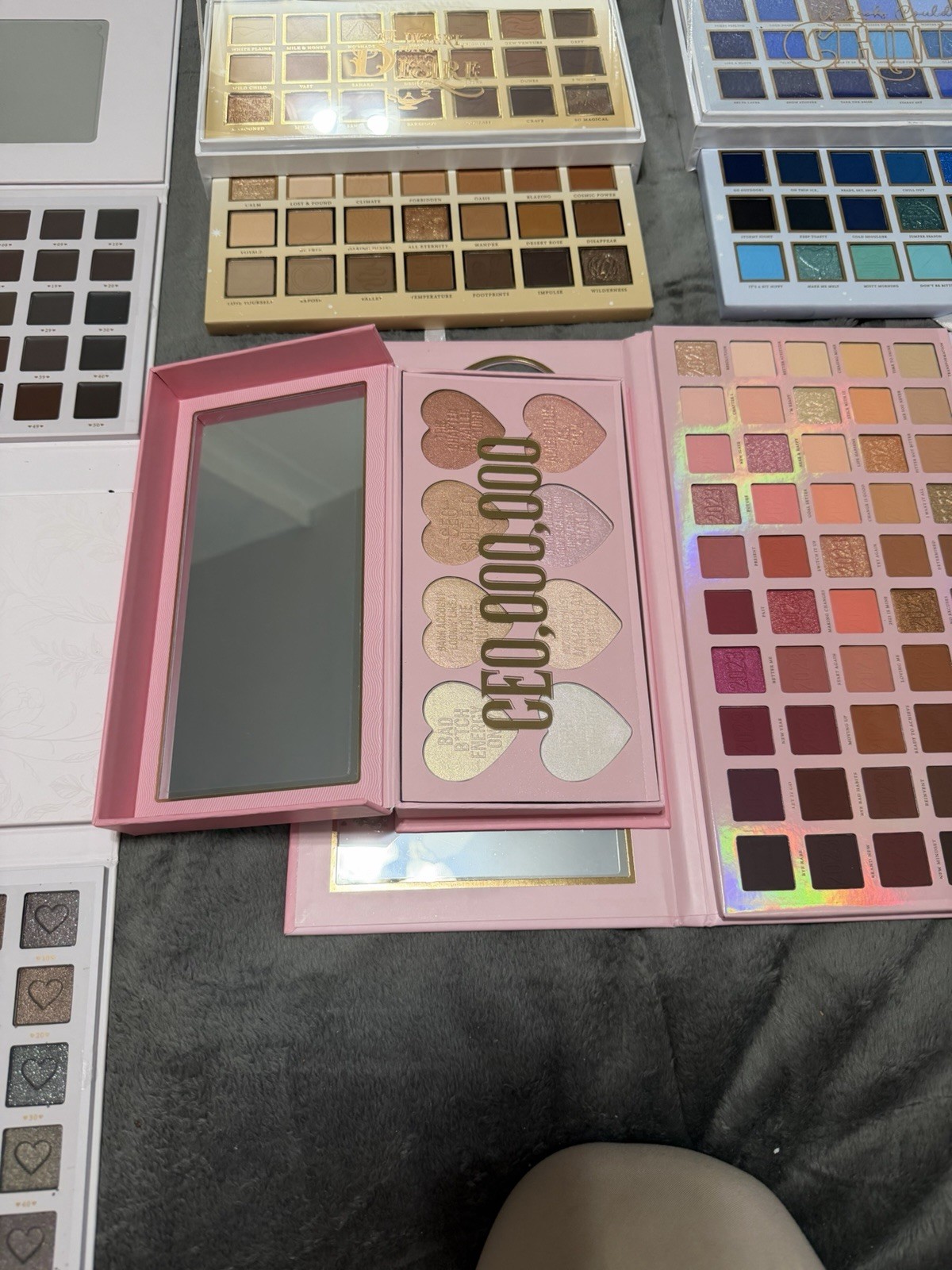 P. Louise Full Size Palette Mixed Lot: CEO of Glow, Chill, Money Shot, Wonder