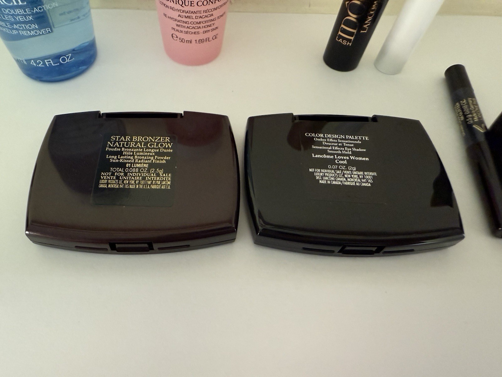 NEW Lancome Lot Eyeshadow Bronzer Palettes, Sugared Maple, Bi-Facil, Idole +MORE