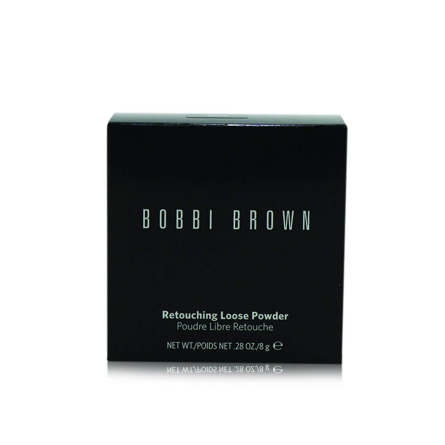 Bobbi Brown Retouching Loose Powder in Yellow .28 oz 8 g NIB