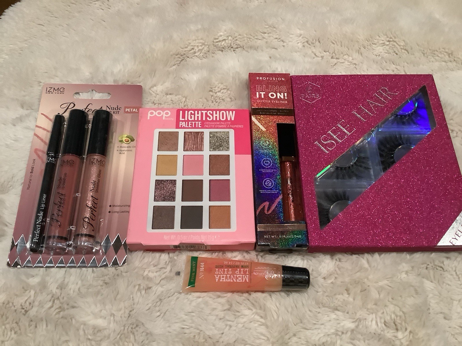 IZMO New York, POP Beauty, Profusion Makeup Lot Full Size Moisturizing