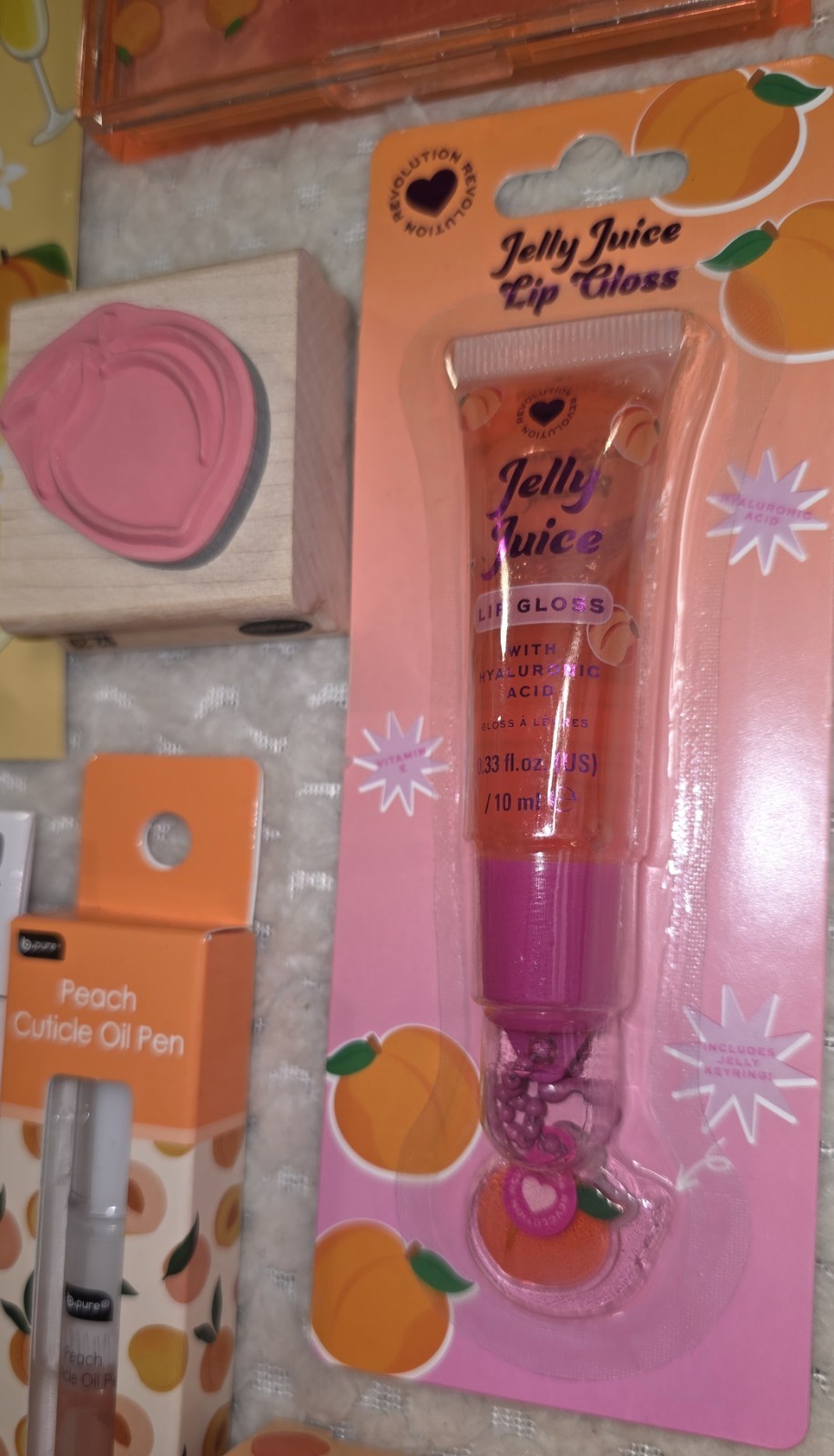 Peach 🍑 Lovers HUGE NEW GIFT LOT 10pc Revolution Beauty Peachy Baking Powder
