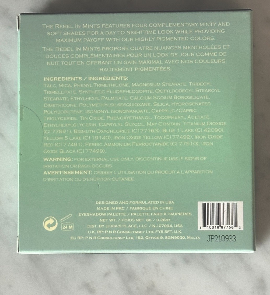 NEW Mint Beauty Makeup Set – Revlon, Morphe, Juvia’s Place, Zoeva, & Ulta Beauty