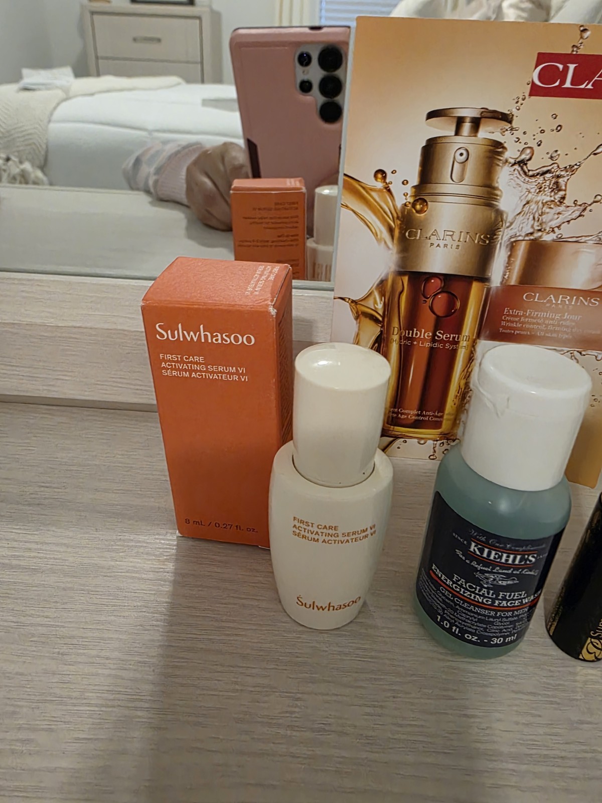 Beauty Travel Size Sample Lot Sulwhasoo, KIELH’S, CLARINS & Estee Lauder