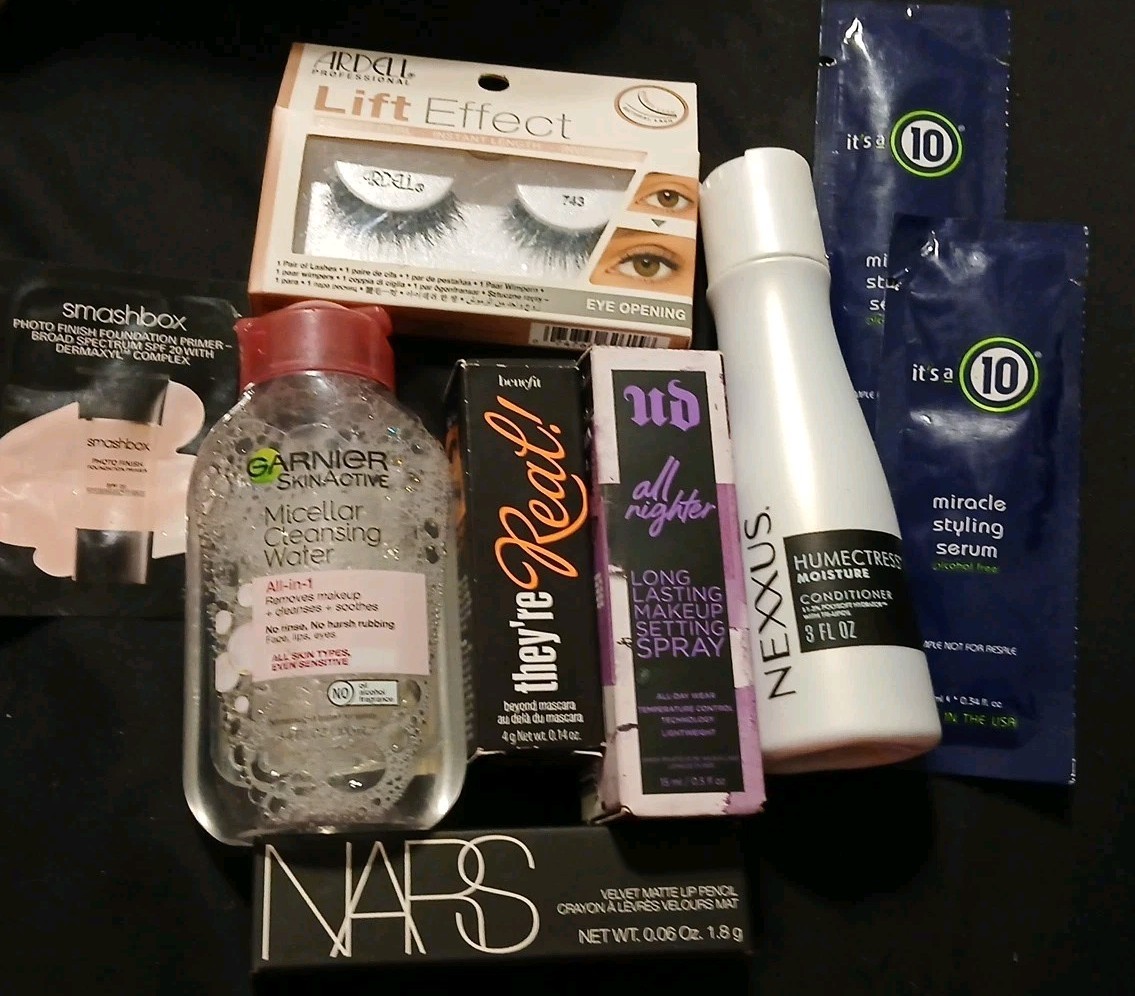 Mixed Makeup Set W/ UD, Nars, Benefit, Garnier, It’s A 10 Mini HighEnd Brand NIB