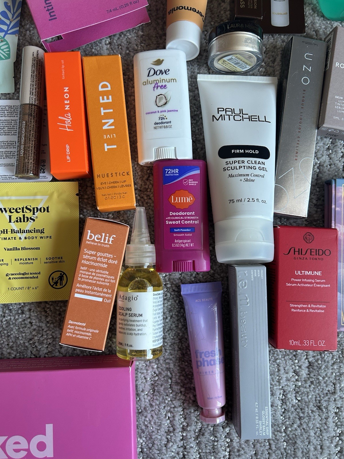 63+ Piece Lot Makeup Haircare Fragrance Skincare Samples & Full Sizes NEW