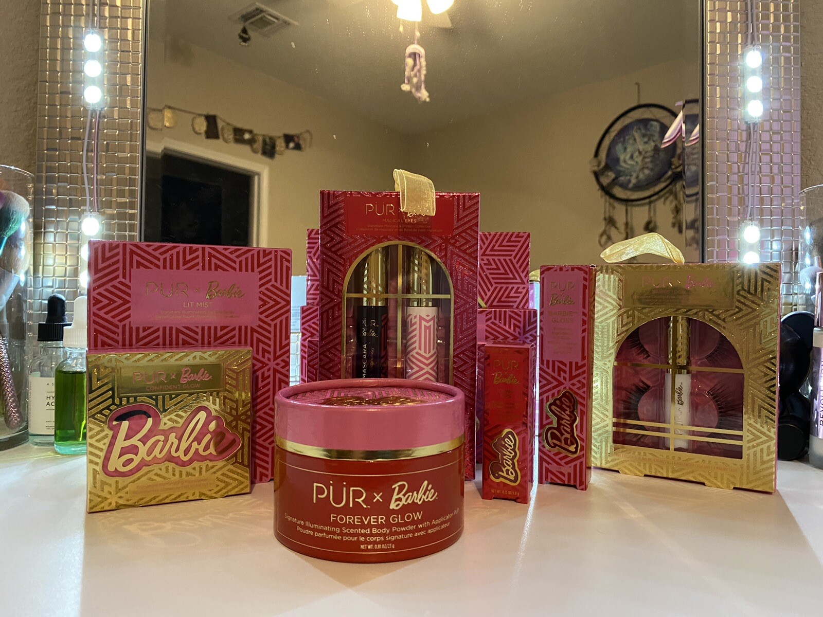 pur Barbie 10 Piece Set With Barbie Purse