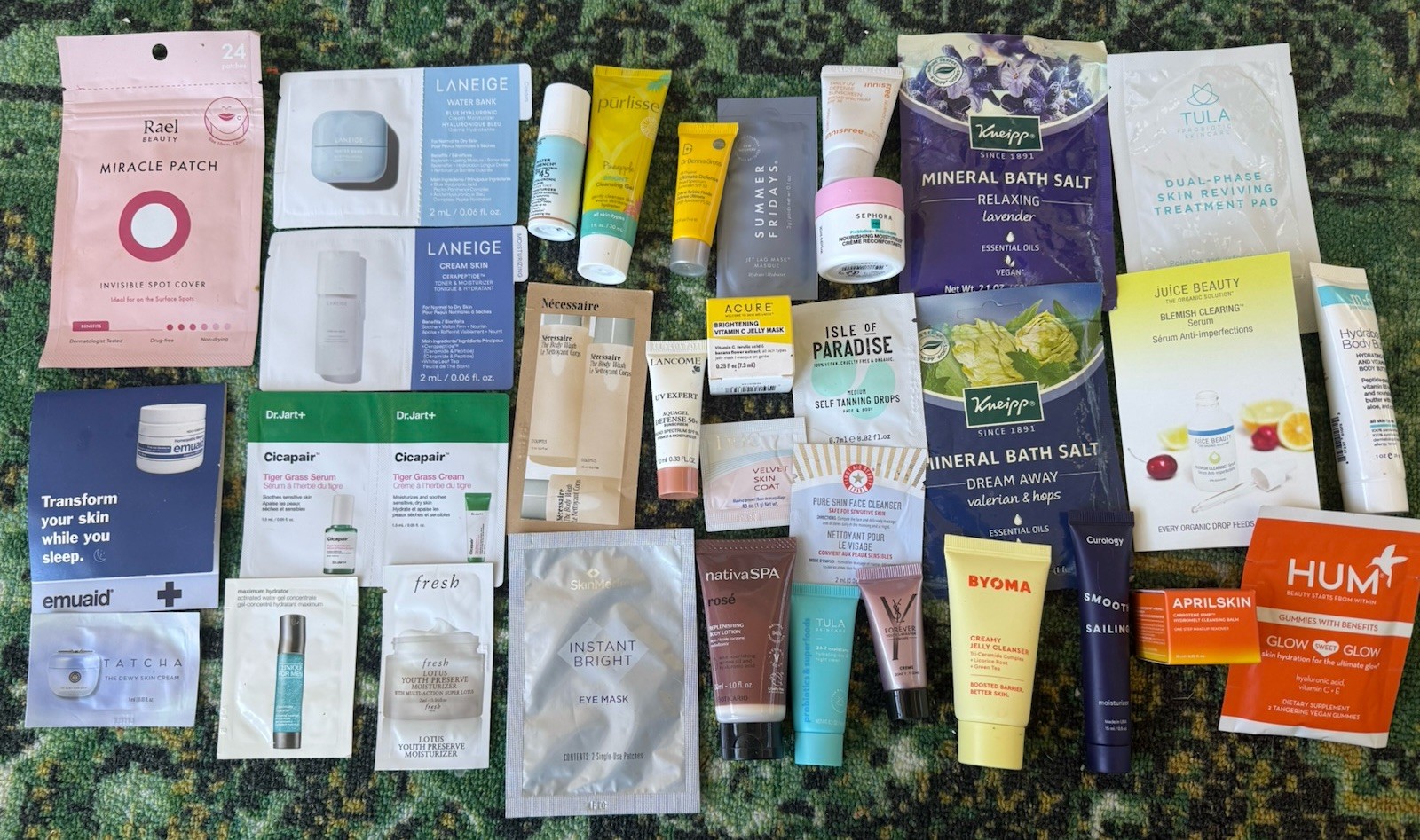 LOT OF 10 HIGH-END SKINCARE SAMPLES TRAVEL-SIZED & PACKETS RANDOM NO REPEATS NEW