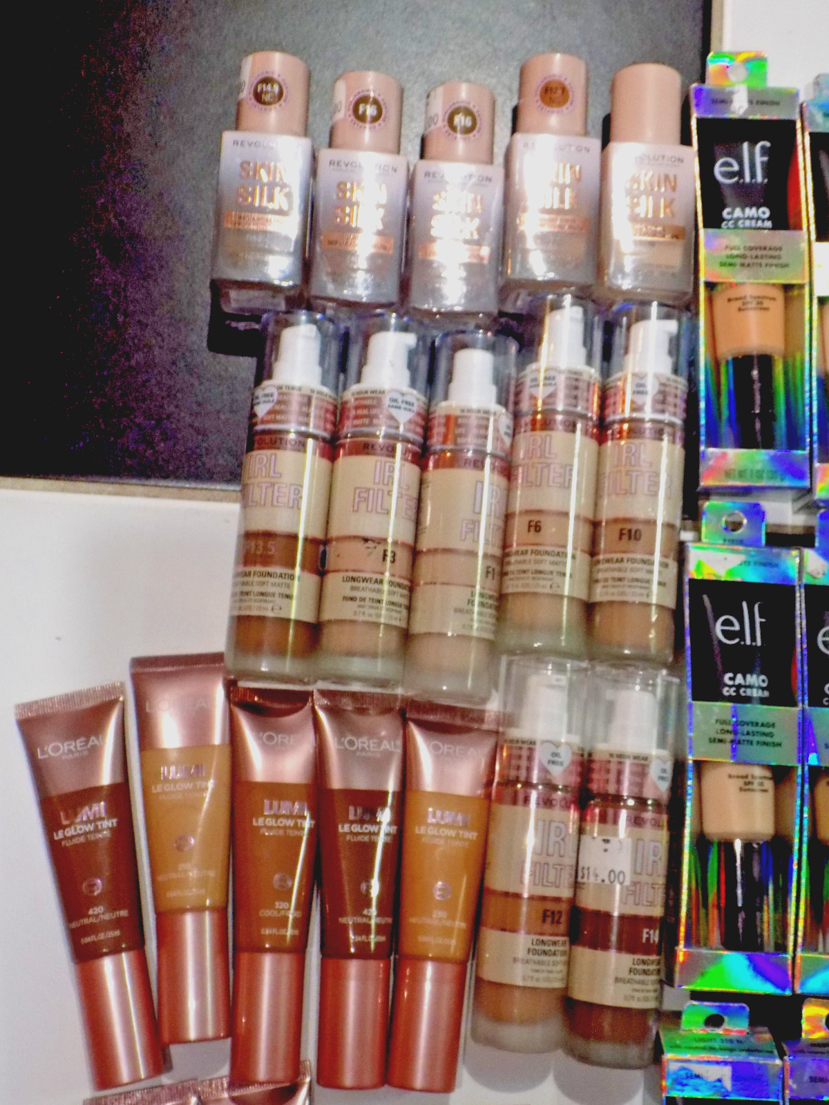NEW!~ LOT 69 FOUNDATION/BLUSH/BRONZER ASSORTED SHADES/BRAND/SIZES*READ DETAILS*
