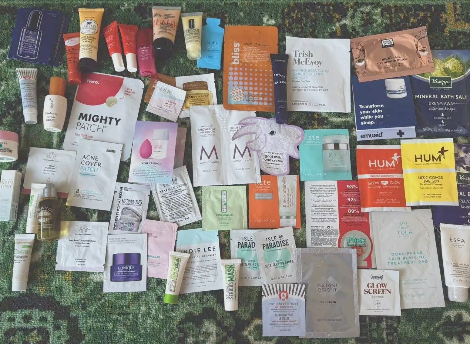 LOT OF 10 HIGH-END SKINCARE SAMPLES TRAVEL-SIZED & PACKETS RANDOM NO REPEATS NEW