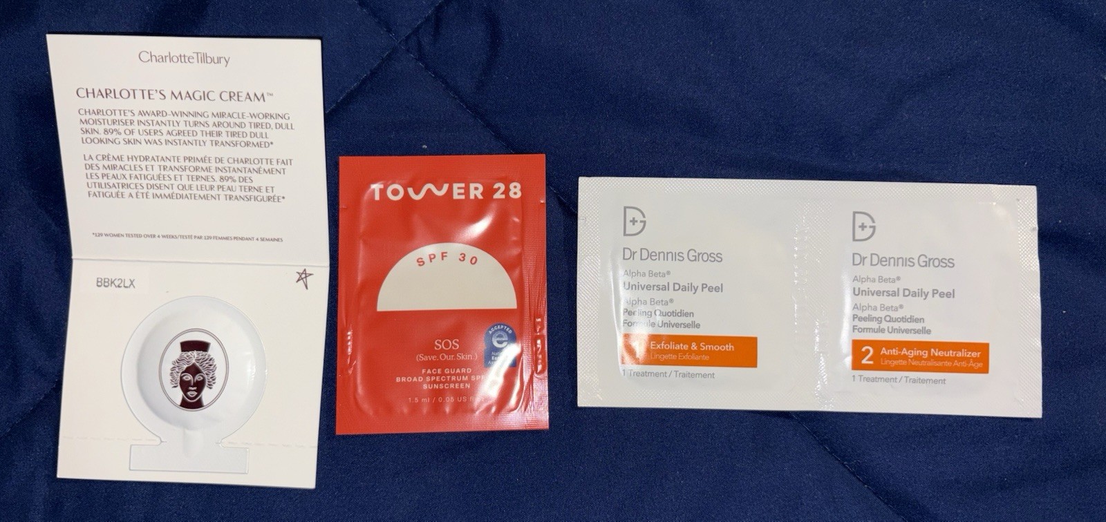 Sephora 10 Pc Skincare Sample/Travel Size C. Tillbury,Tarte,Tower 28,Kiehl’s