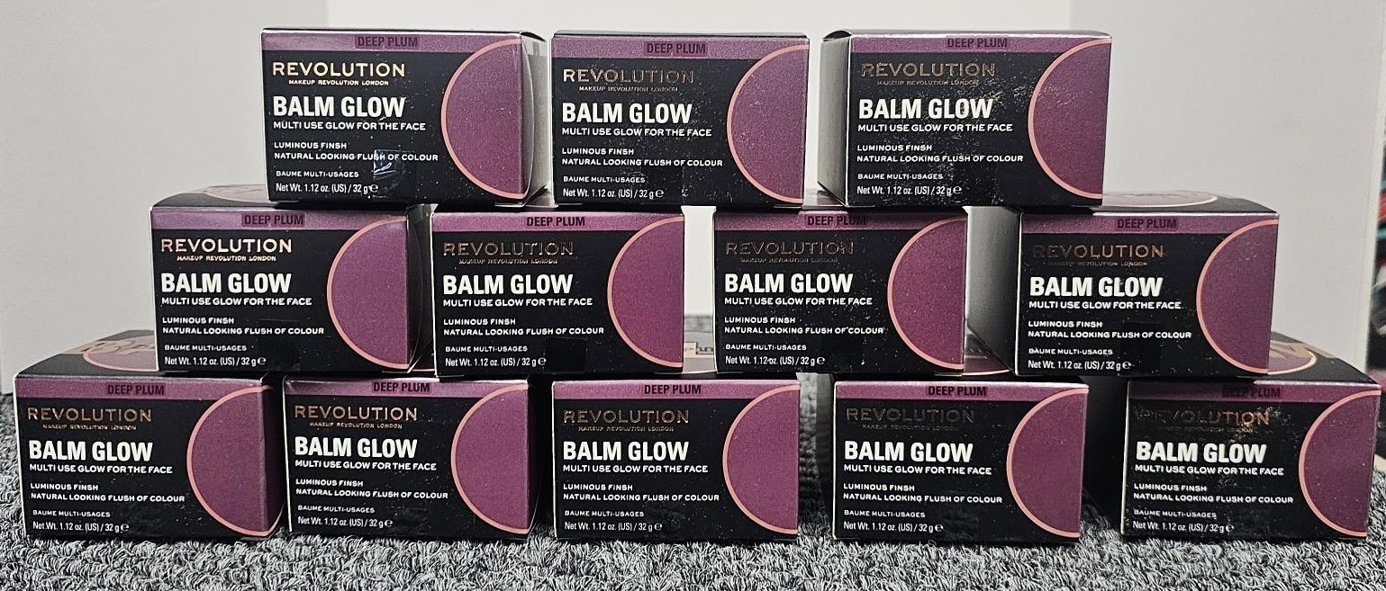 12 X REVOLUTION BALM GLOW, DEEP PLUM Multi-Use Balm, 1.12 oz/box TWELVE