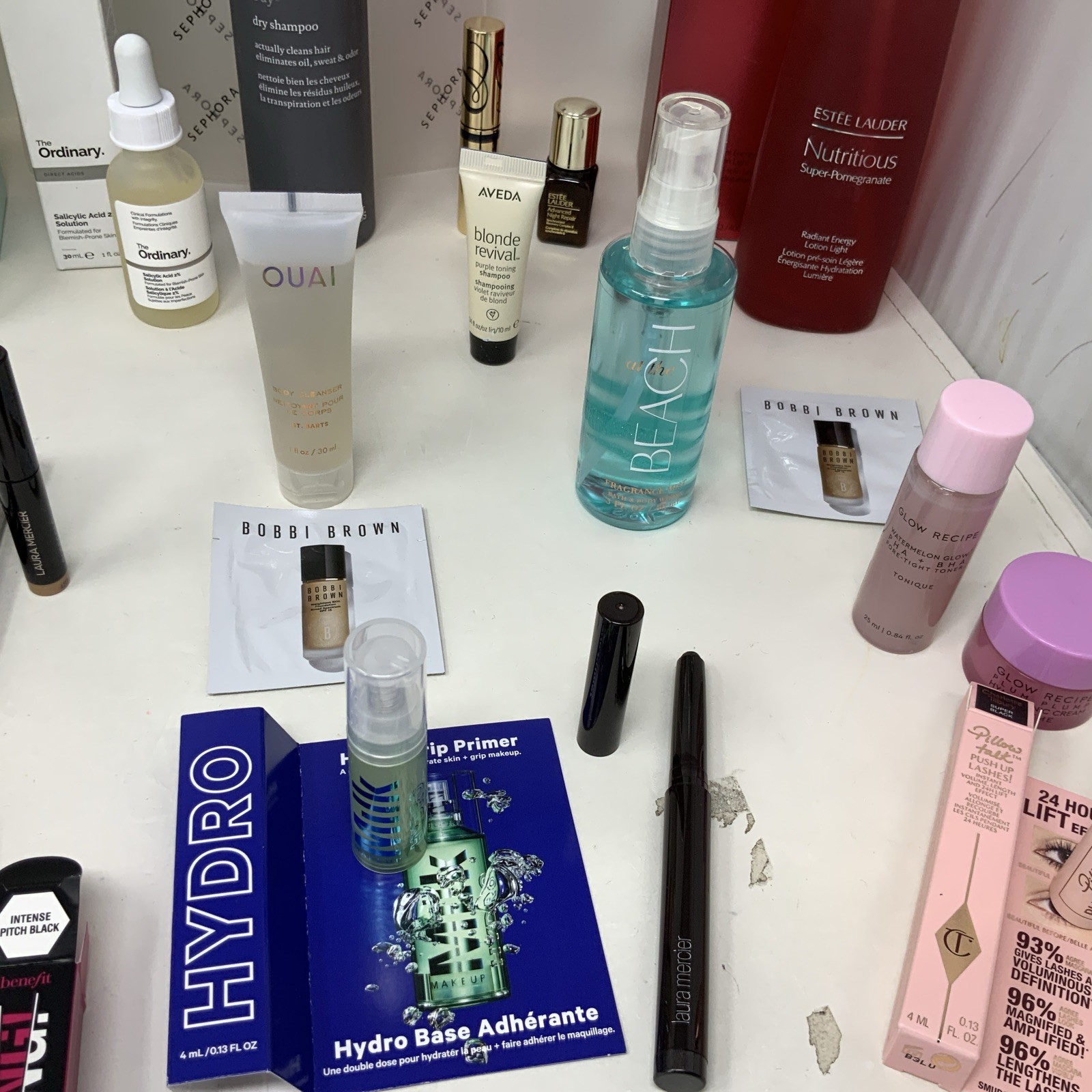 Huge Lot Of 35 Pieces Too Faced & Estee Lauder Full,travel And Mini Size