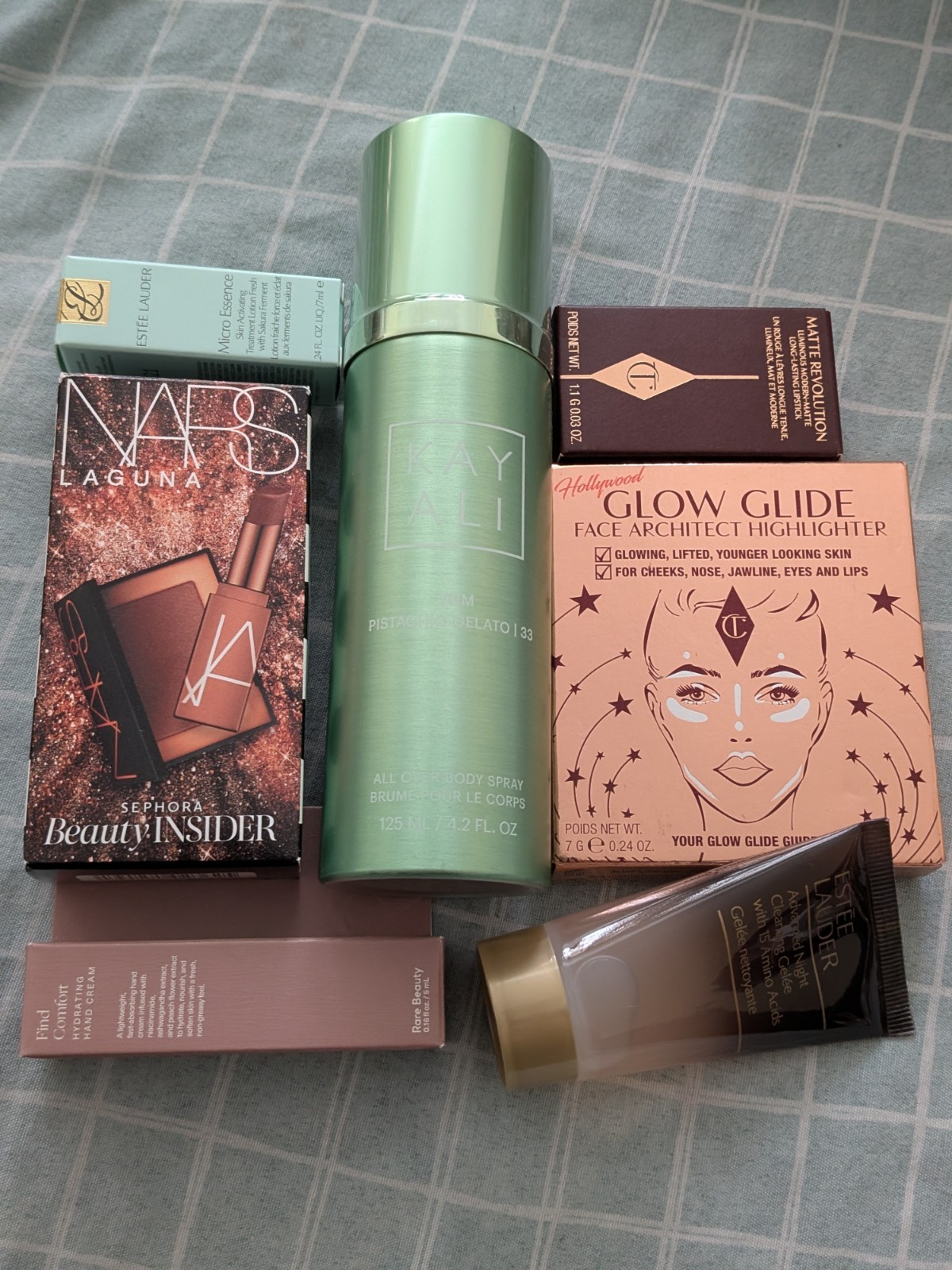 Mixed Bundle of Kayali, Charlotte Tilbury, Rare Beauty, Estee Lauder and Nars