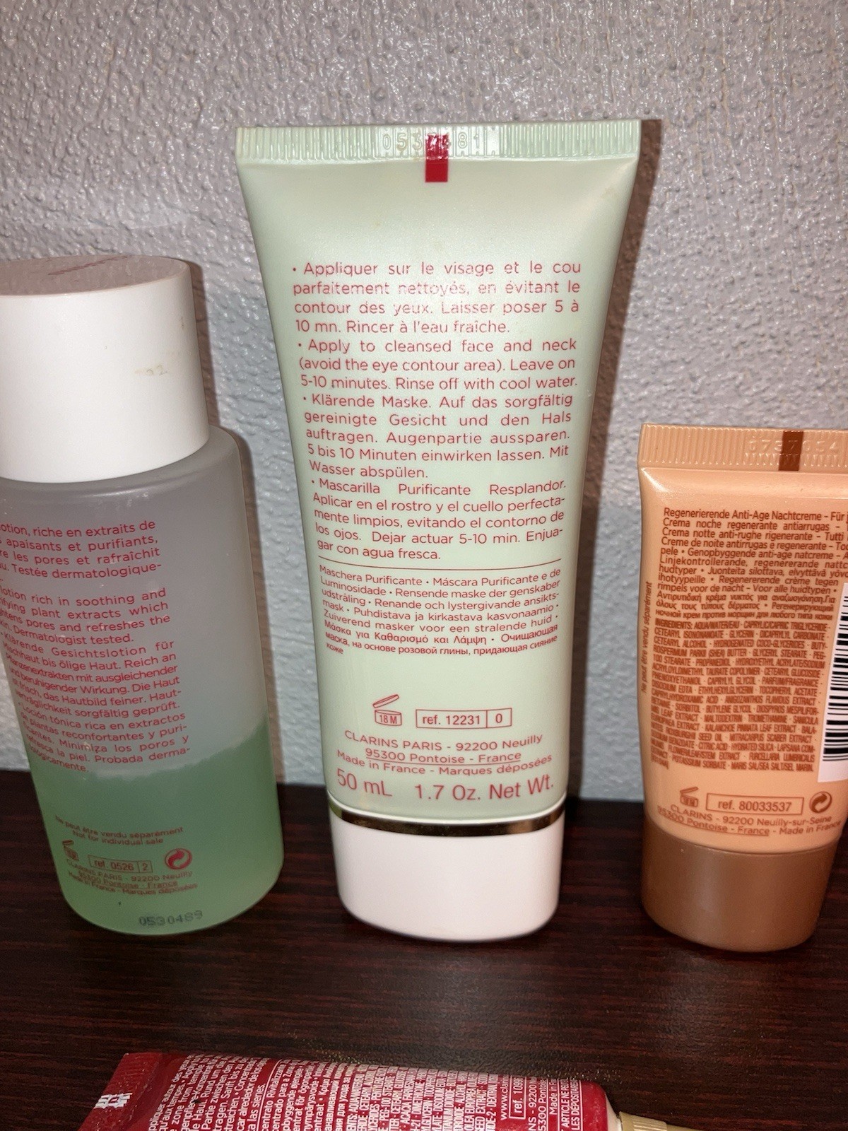 13pc Designer Beauty Lot: Clarins Skincare, Laura Mercier, Armani, Bobbi Brown