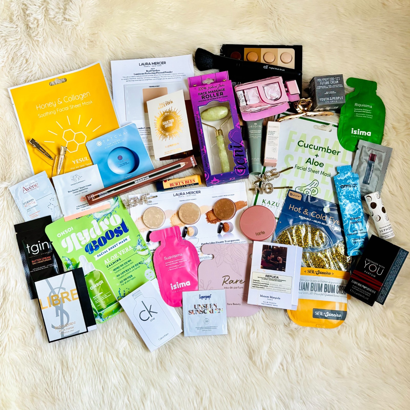 Huge High End Sephora & Ulta Deluxe Sample Skincare Makeup Perfume Bundle Set