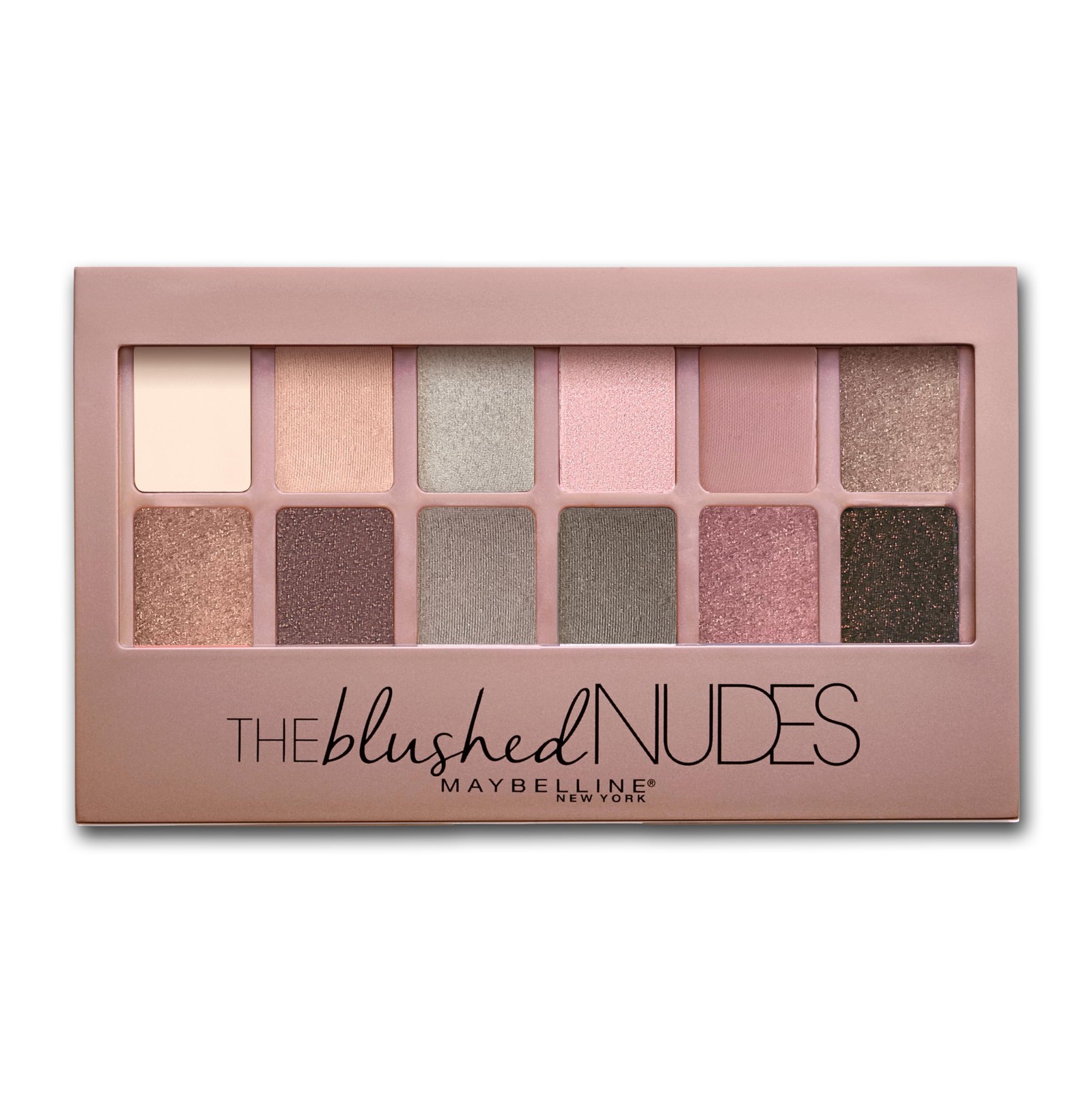 Maybelline The Blushed Nudes Eyeshadow 0.34 Ounce (Pack of 1), BLUSHED NUDES