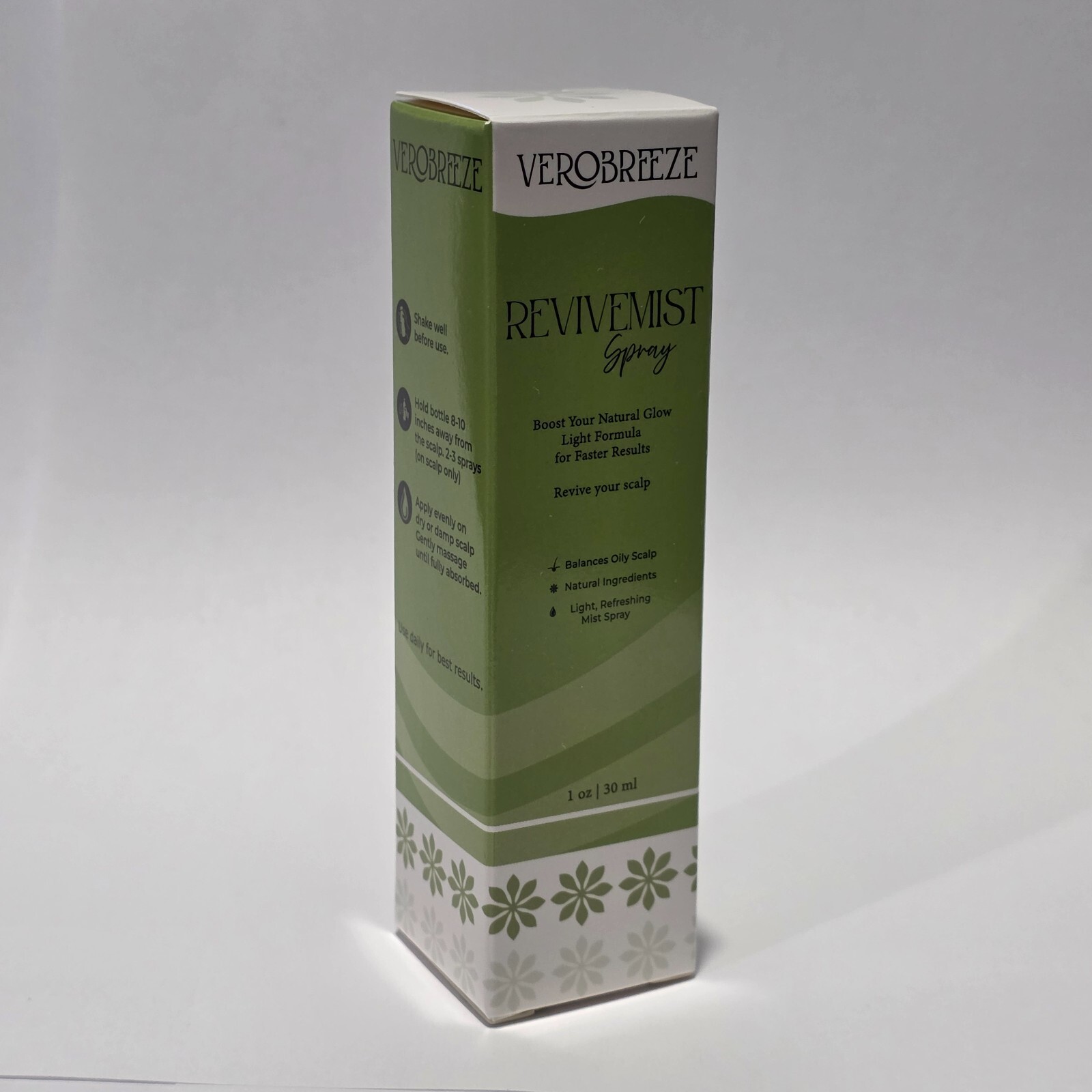 “VerdeBreeze Herbal Mist Refreshing Spray for head Radiant Skin.”