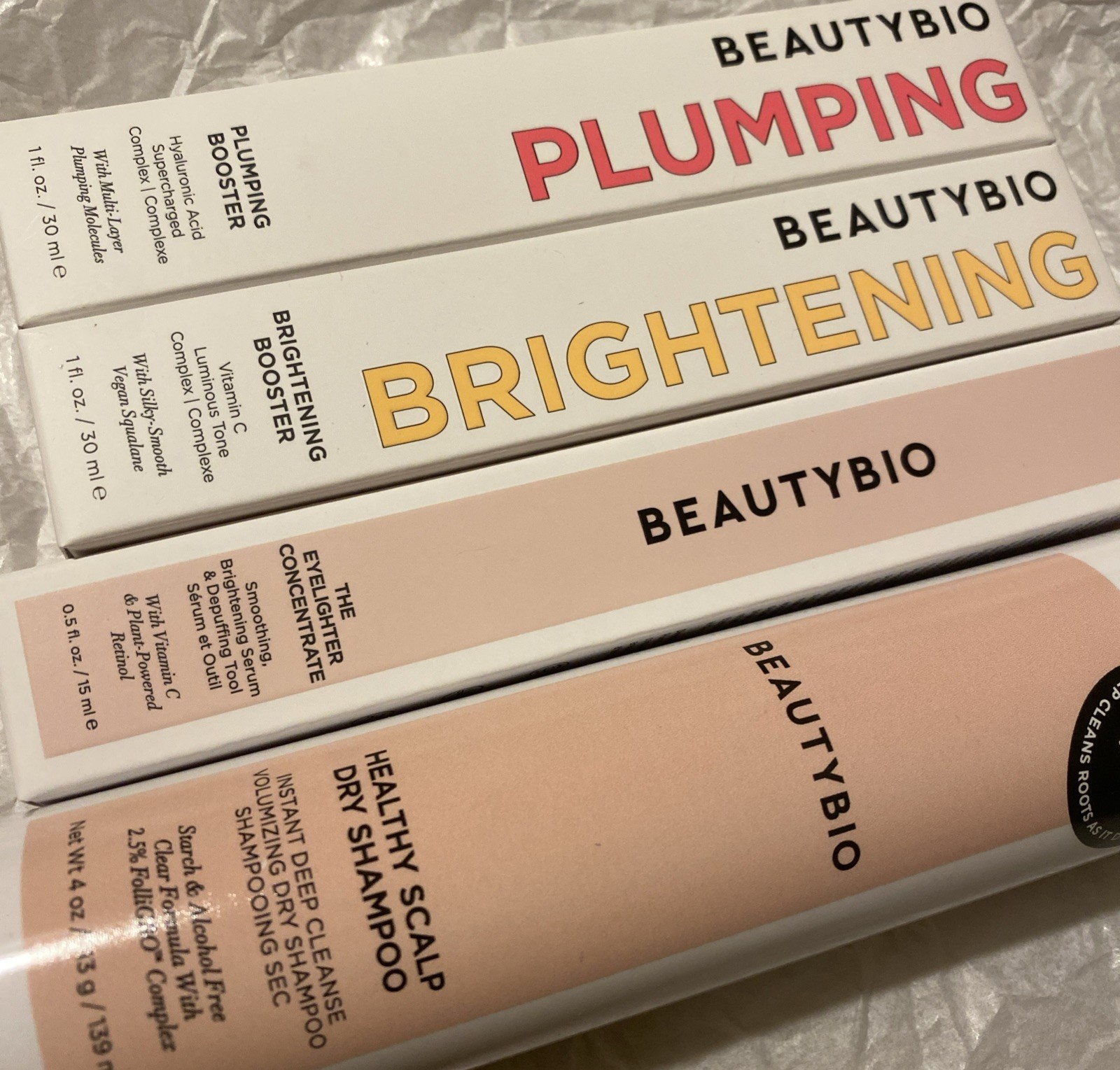 Bio Beauty Skincare Bundle EYELIGHTER & FACE PLUMPING BOOSTER FreeShip❣️ L👀K