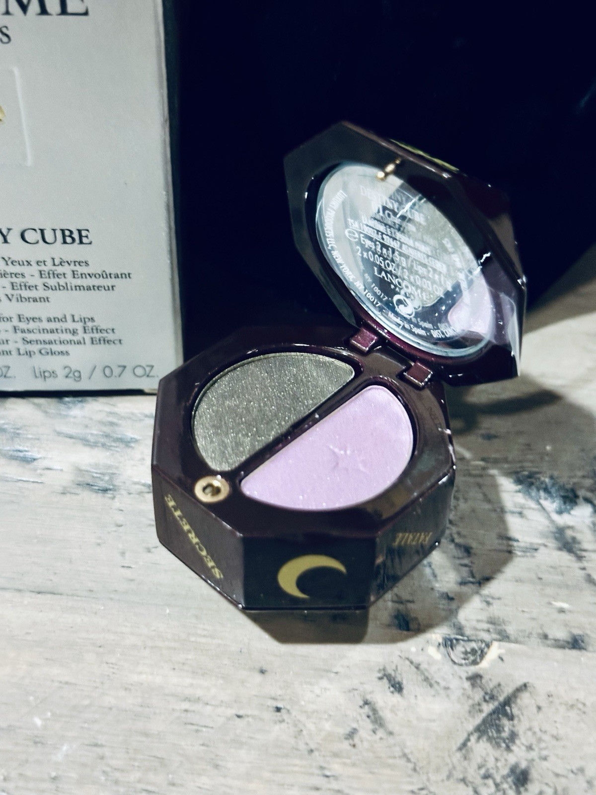 Lancome DESTINY CUBE Secret Game for Eyes & Lips 01 Charisma New Discontinued