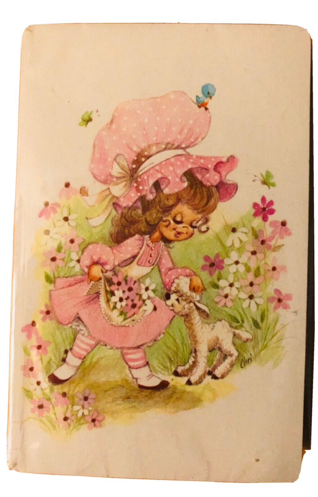 Vintage 2-DECK Stardust Plastic Coated Playing Cards “GIRL & LAMB” NEW SEALED