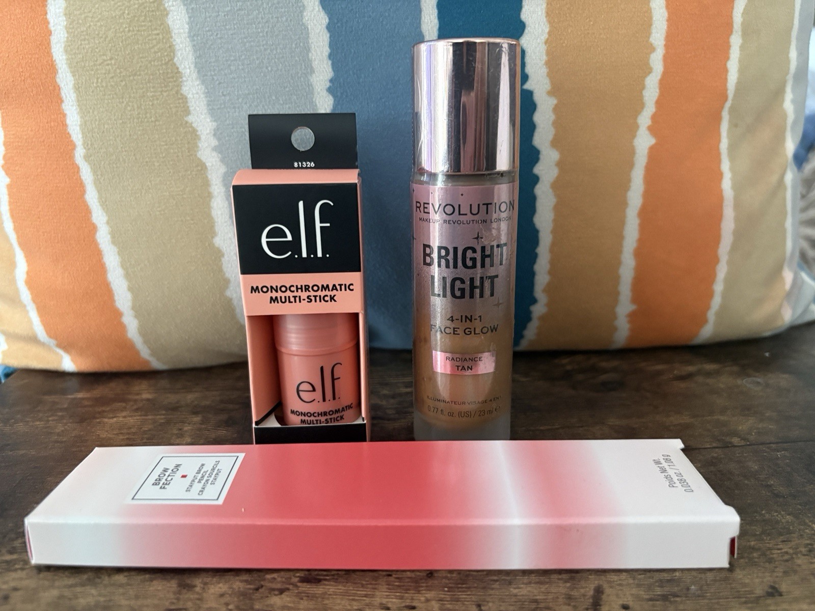 e.l.f. Multi-Stick, Revolution Bright Light, Stay Put Brow Pencil Lot