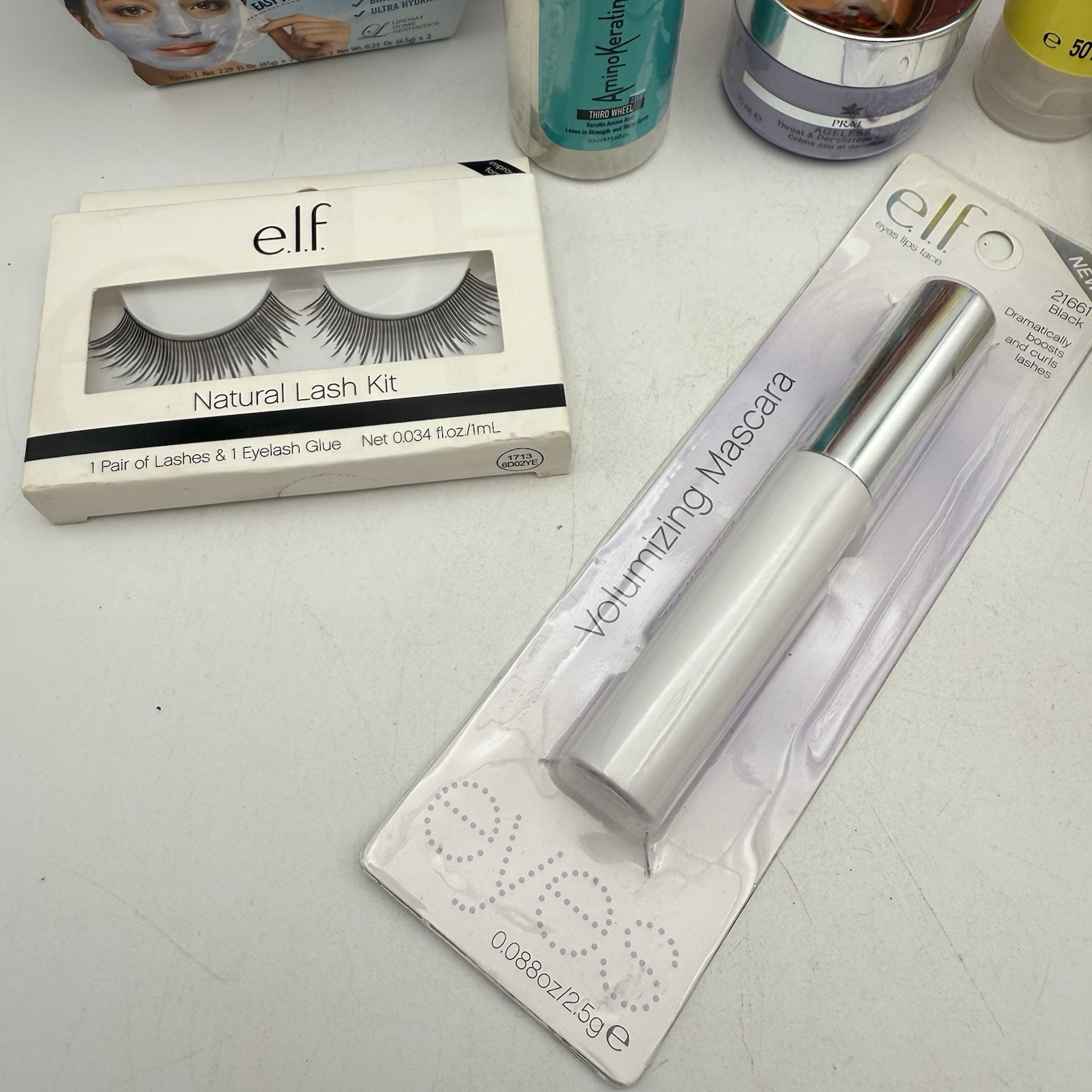 Mixed Beauty Product Lot/Bundle: Skincare-Makeup-haircare Lot Of 9 Pcs