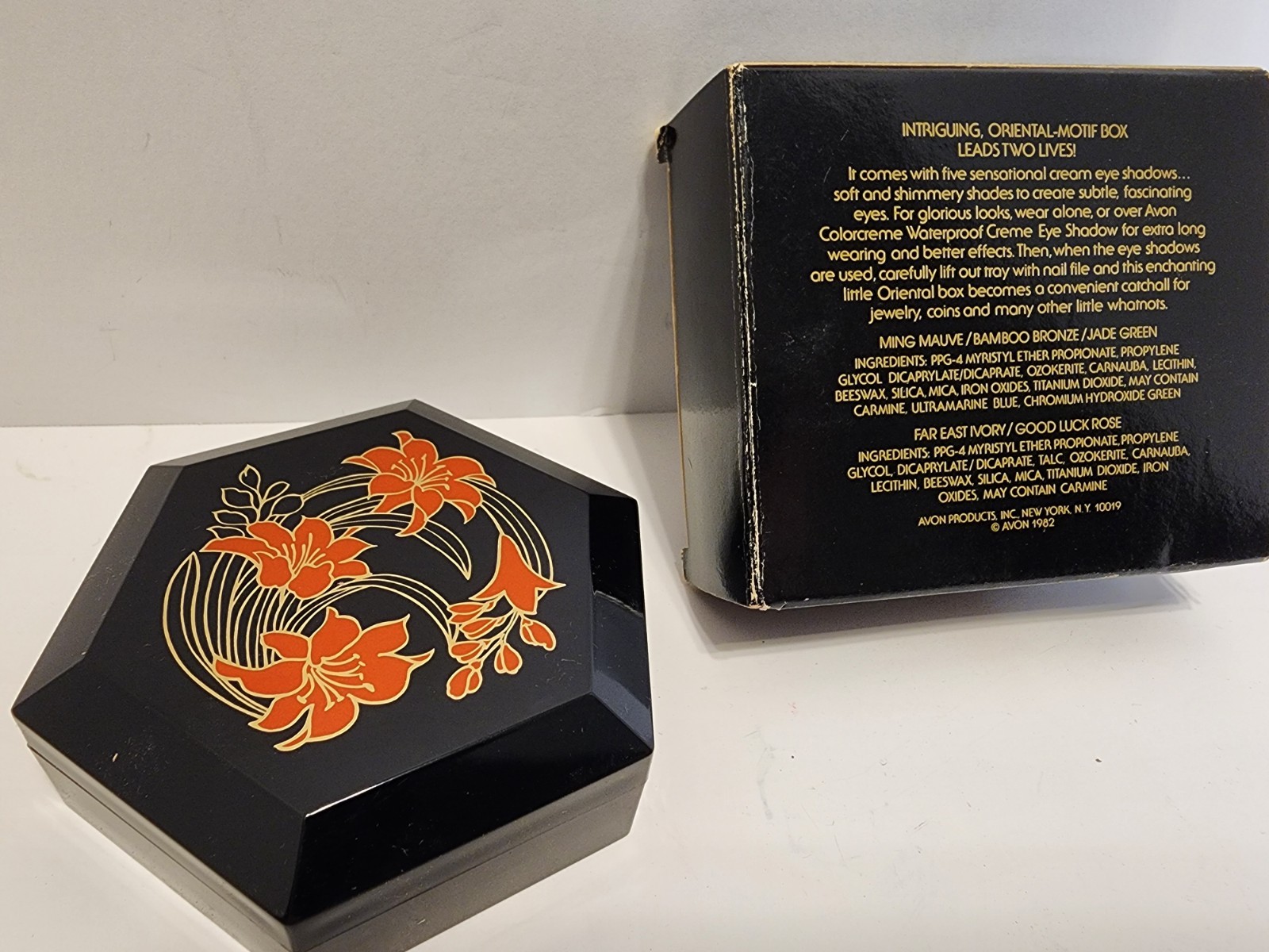 Vintage Avon China Fantasy Eyeshadow Collection New NOS New Old Stock 1982
