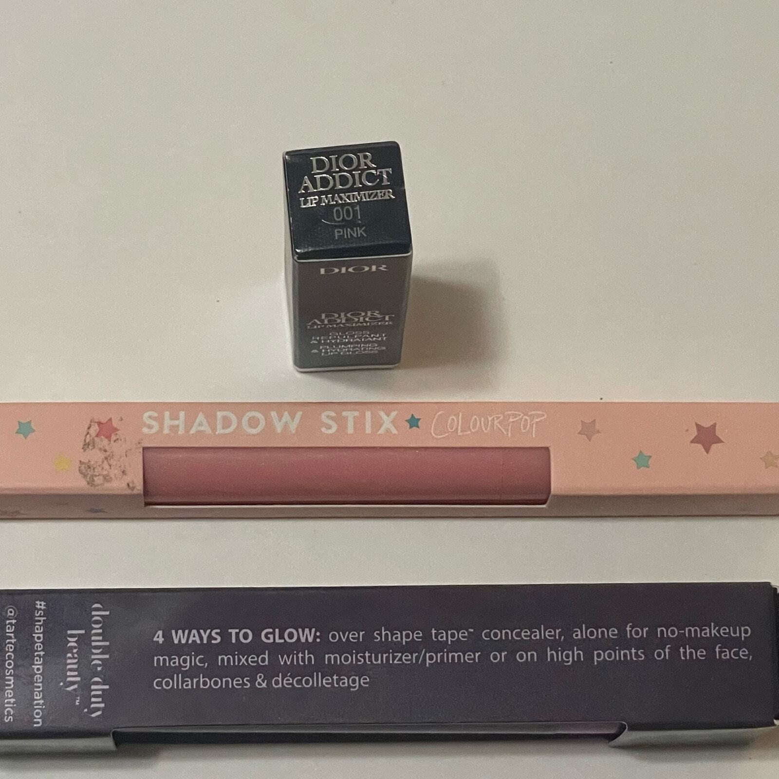 Lot of 3 NEW IN BOX makeup items: ColourPop, Tarte, Dior