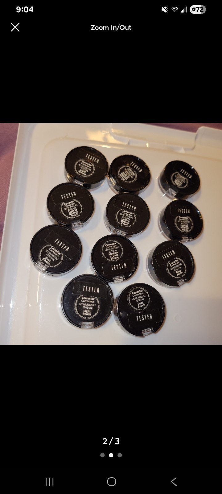 LOT OF 11- Bobbi Brown Cosmetics Correctors – .05 OZ/1.4g