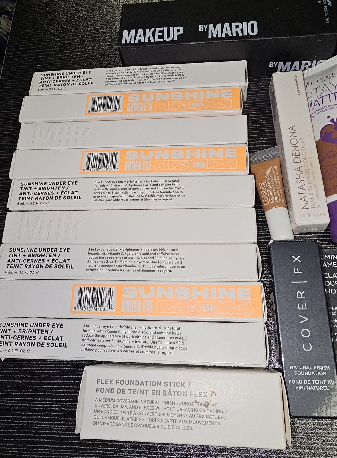 28 Piece Lot / Bundle Tan * Deep * Dark Foundation, Concealer, Contour, BB Cream