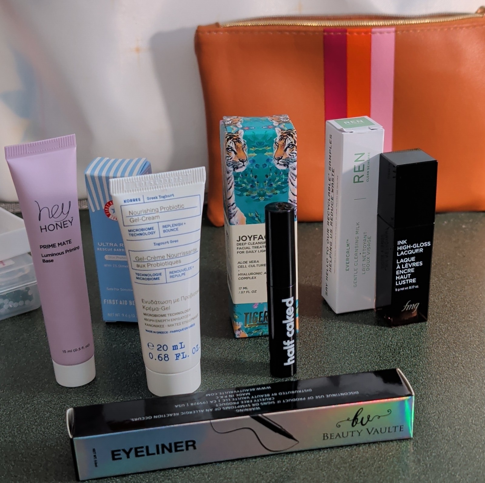 Hey Honey, First Aid Beauty, Korres, Joyface, REN Beauty Vaulte Makeup Lot