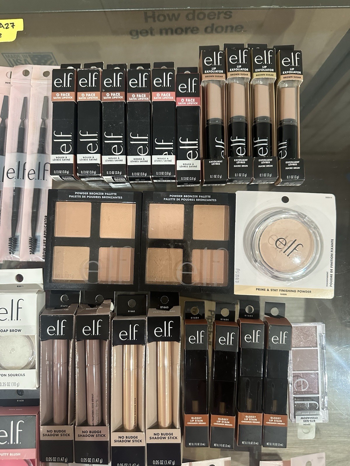 e.l.f. Full Size Mixed Makeup Lot: Soap Brow, Putty Blush/Bronzer, Lip Stain