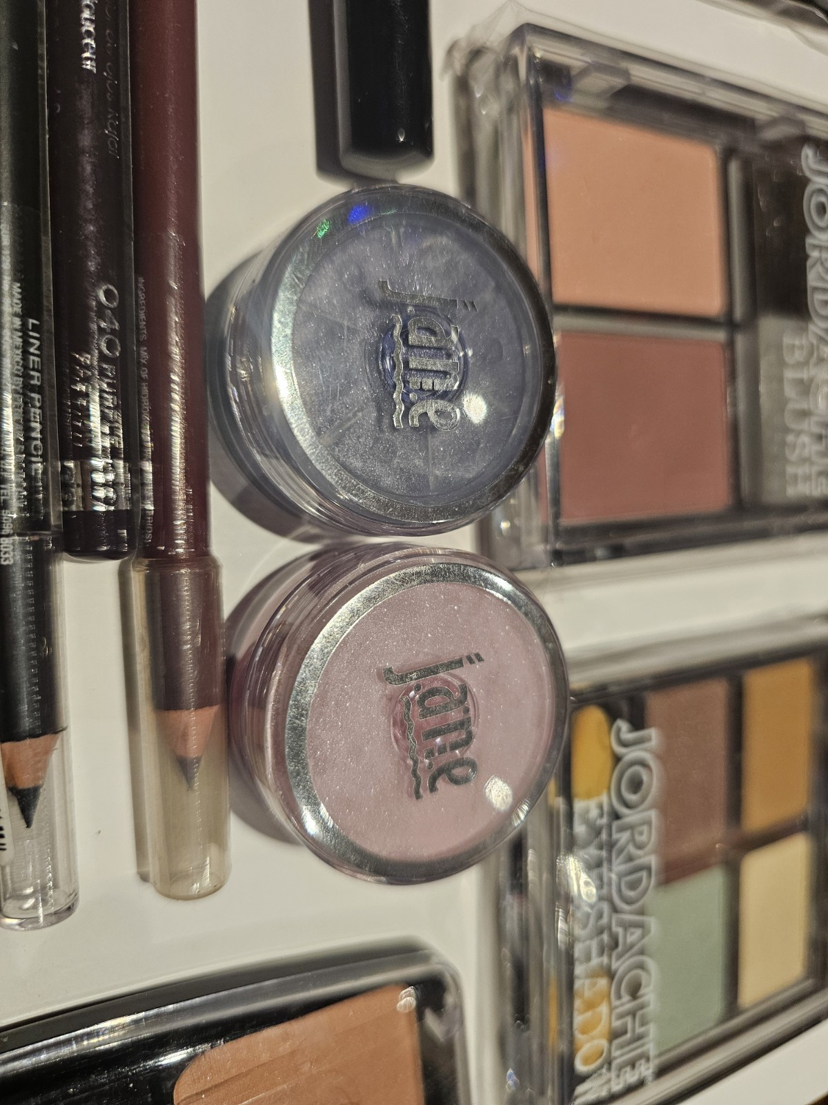 Assorted Makeup Lot 10 Pcs Jane Rimmel Jordache Eyeliner Lip Gloss Blush