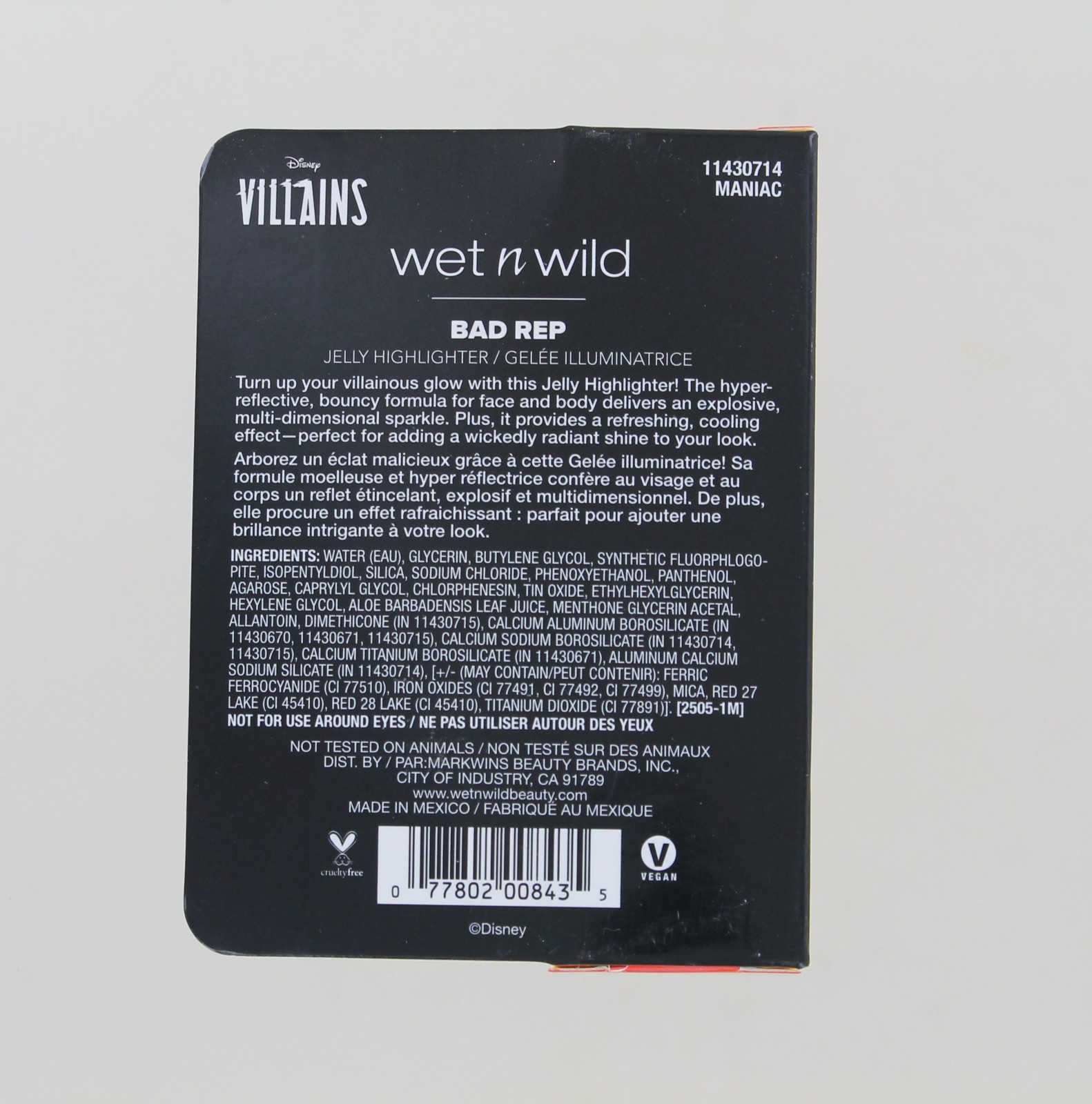 New Wet N Wild Disney Villains Lot – Mixed Villains – Highlighters & Blush