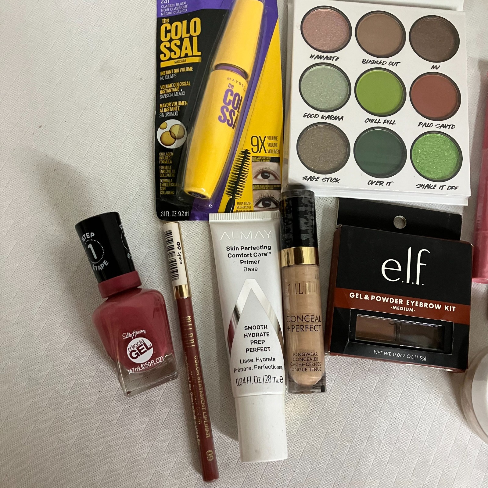 Maybelline, L’Oréal, Revlon, e.l.f., Almay 10-Piece Makeup Kit New