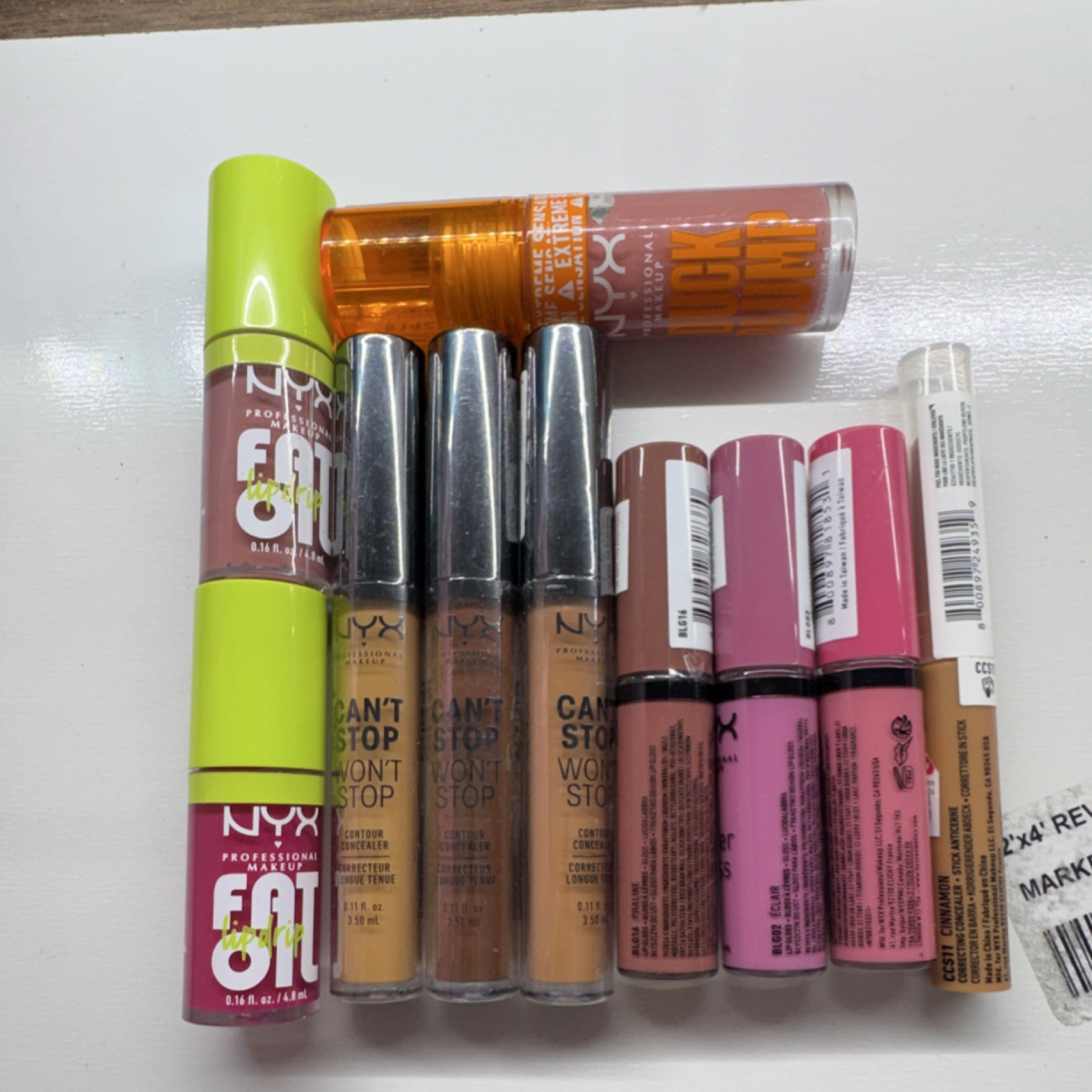 NYX Full Size Lip Lot – Can’t Stop Won’t Stop, Fat Oil, Duck Plump