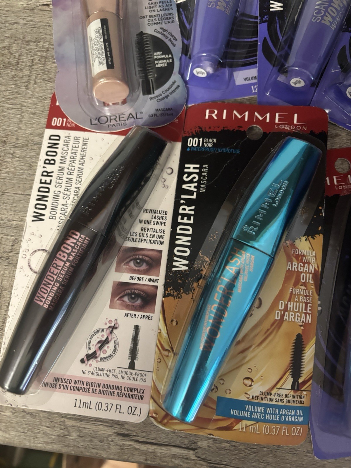 New Lot 9 New Rimmel London & L’Oreal Mascara Scandaleyes Wonder’Lash Air Volume