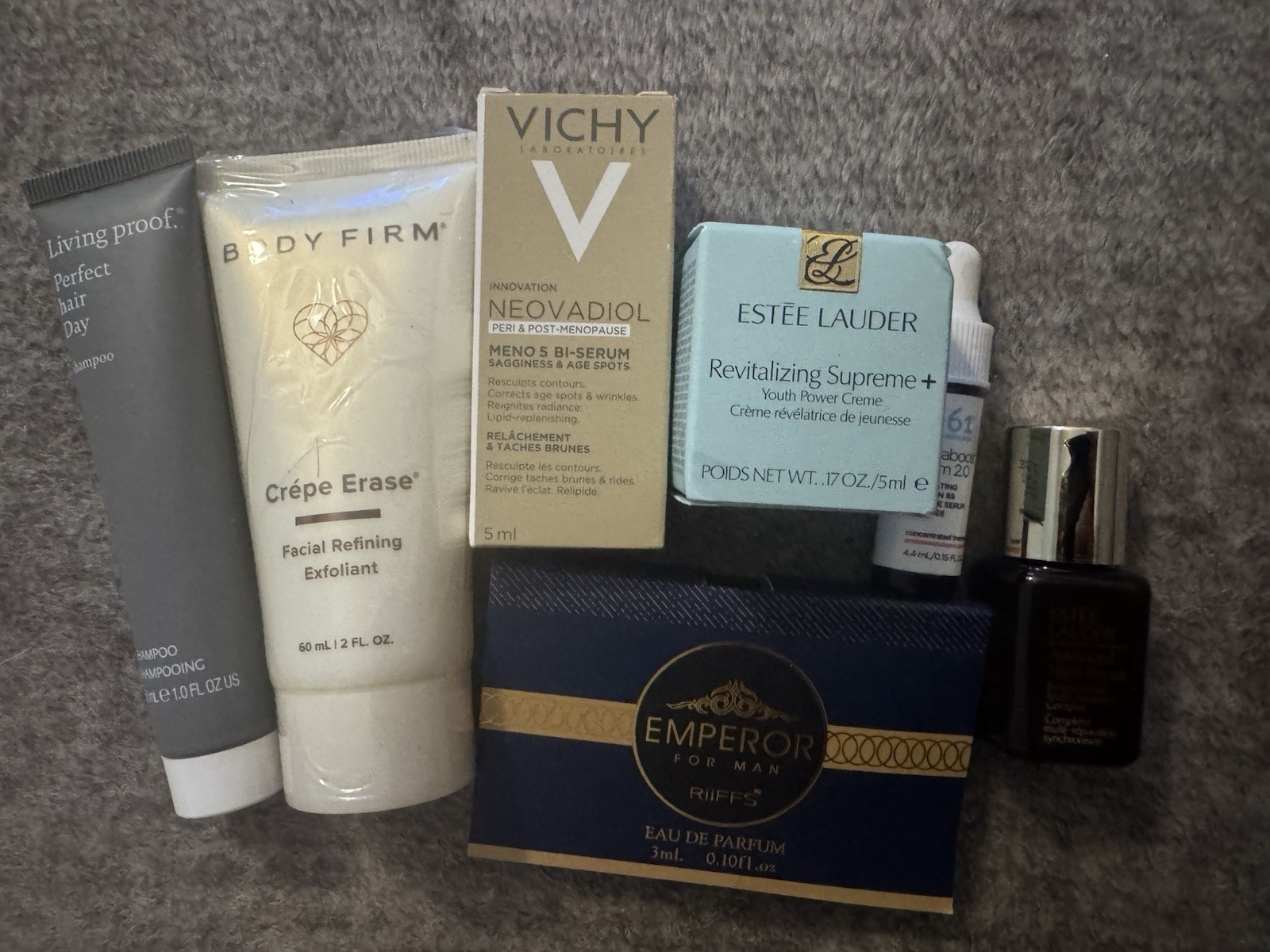 30 Pcs Lot SkinCare, Perfume & More – Philosophy, Clinique, Tom Ford, Estee ……