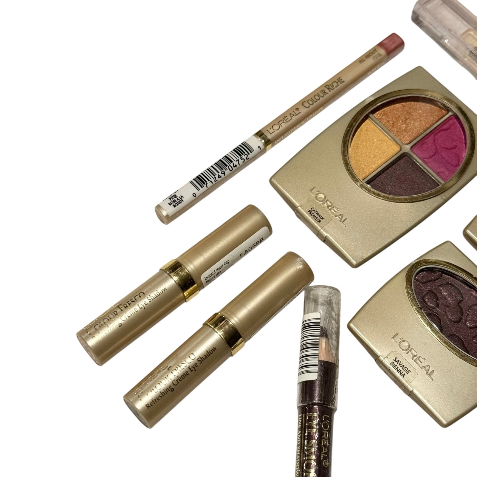 NEW Vintage L’Oreal Eye Makeup Bundle Of 13 – Palettes, Creme Shadows & Crayon