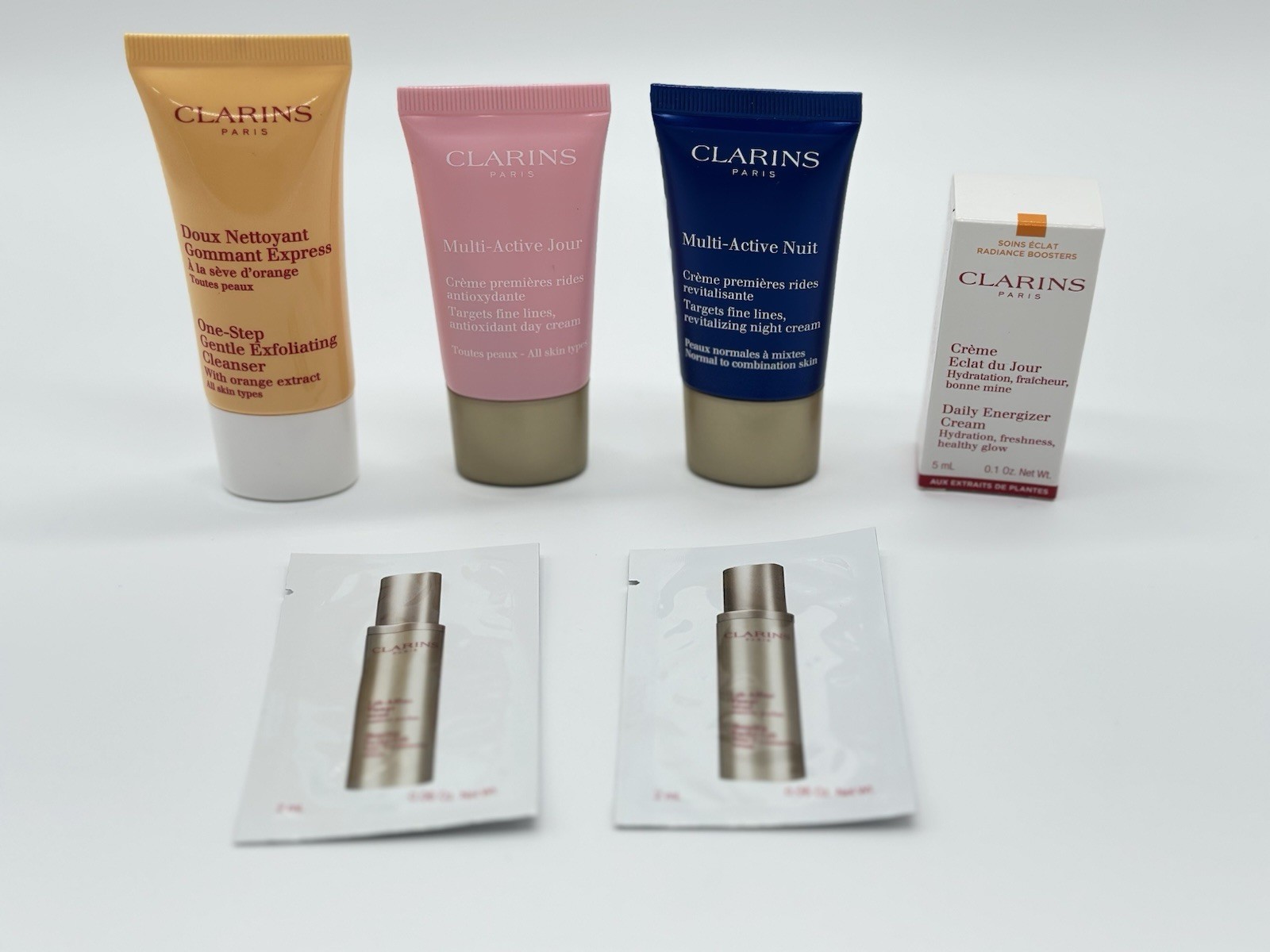 Lot of 6 – Clarins Skincare Beauty Products Hydrating Travel-Friendly – NWOB