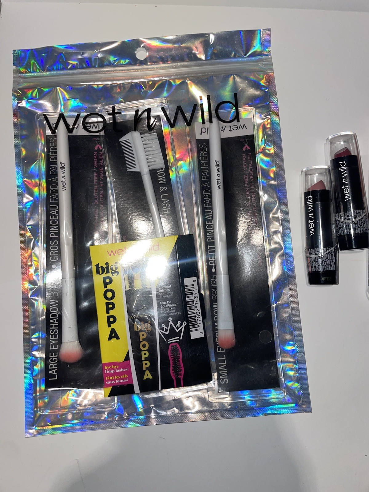 Deluxe Makeup Lot wet n’ wild Lipsticks,Makeup Brushes,Brow Pencil,Mini Mascara