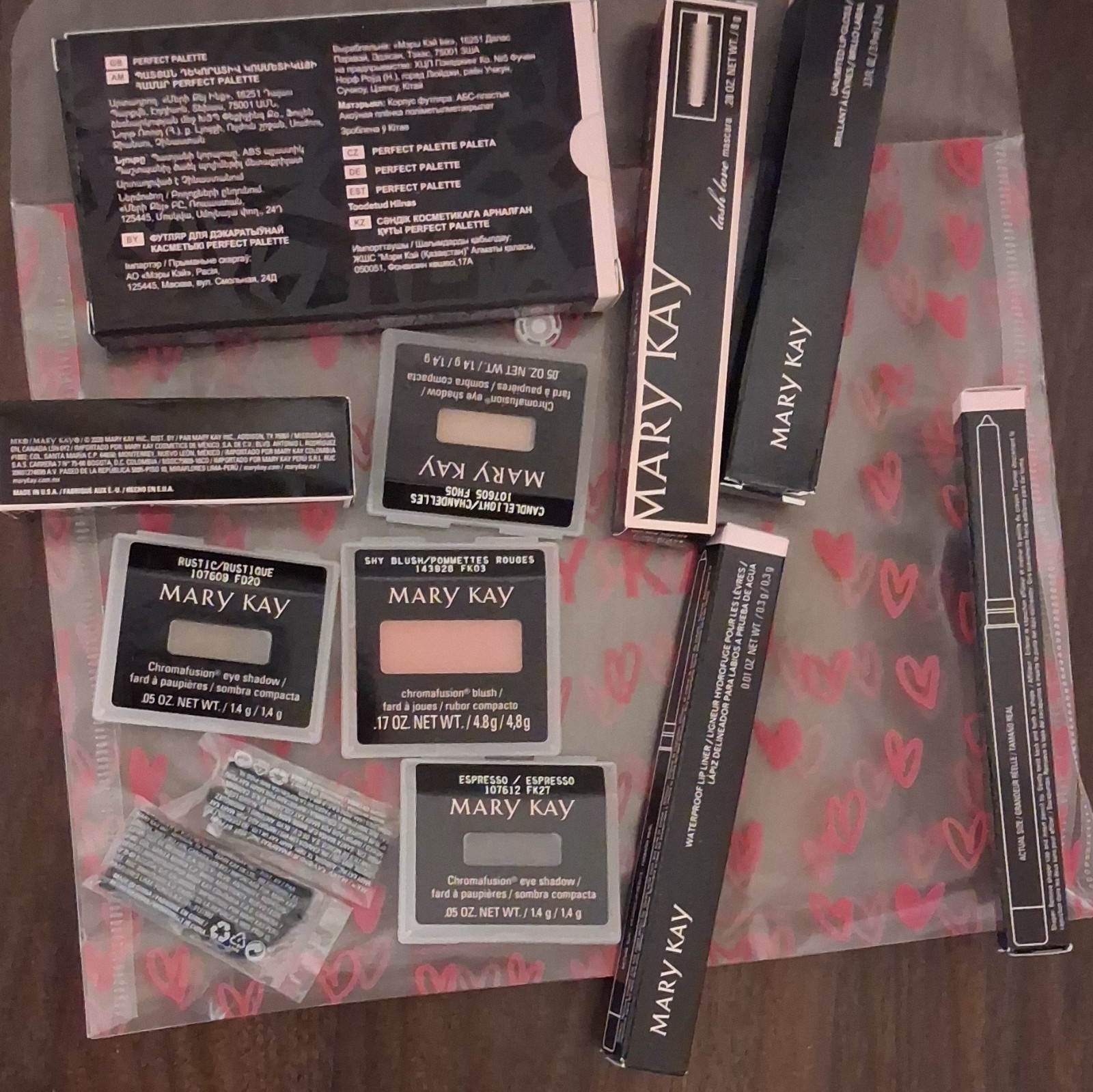 Mary Kay Full Size Mixed Lot Chromafusion Eye Shadow Blush Palette