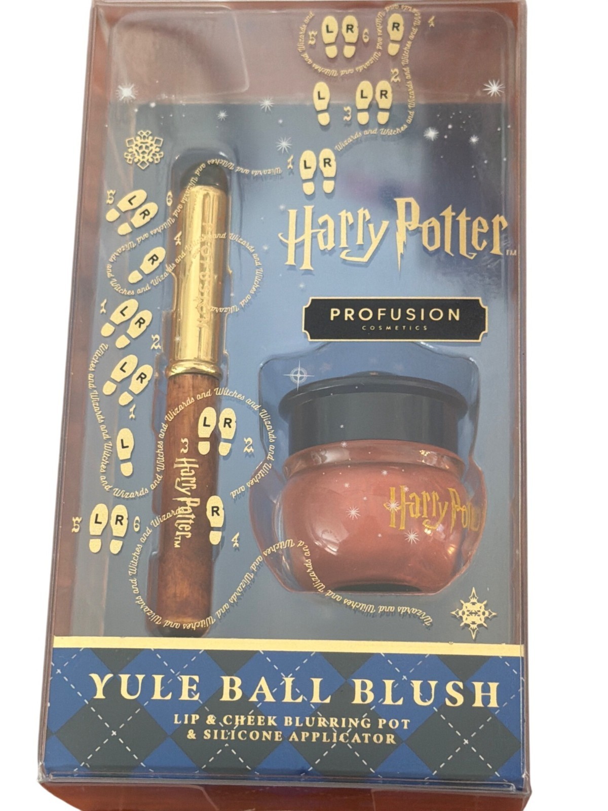 Harry Potter Profusion Yule Ball Blush Lip & Cheek Blurring Pot Applicator New