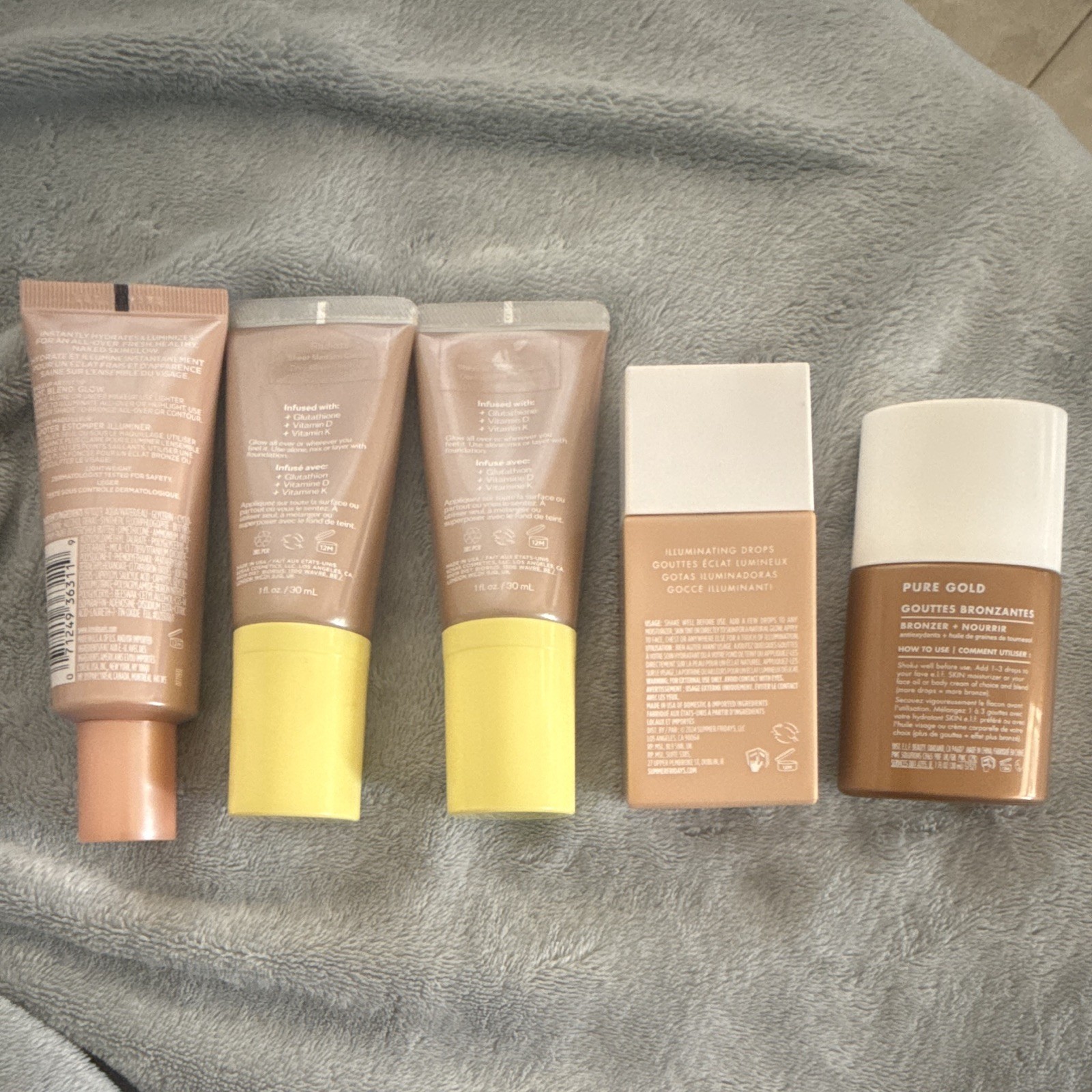 Mixed Brands Illuminating Full Size Makeup Lot: L’Oréal, Kosas, Summer Fridays