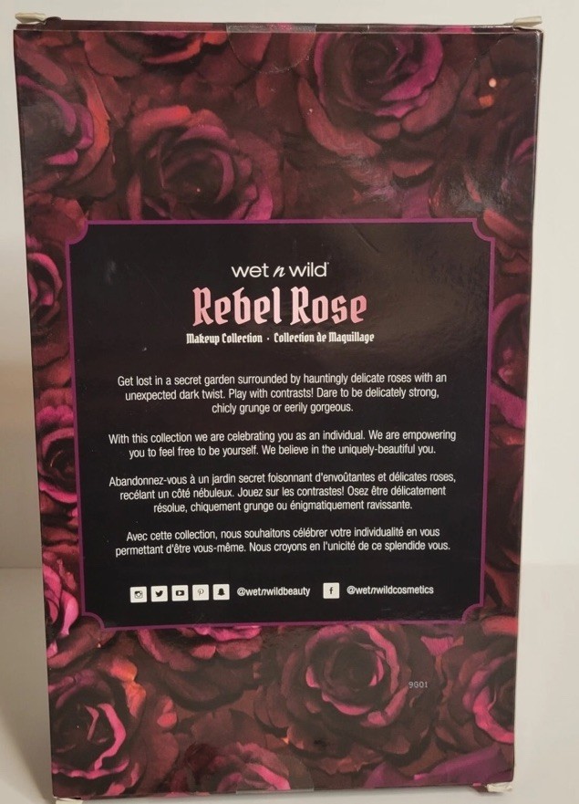 New, Wet ‘n Wild Rebel Rose Collection Makeup Set black Blush Limited Edition