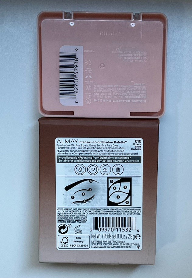 Covergirl & Almay Eyeshadow Palettes, Covergirl Lip Balm, Revlon Lipsticks