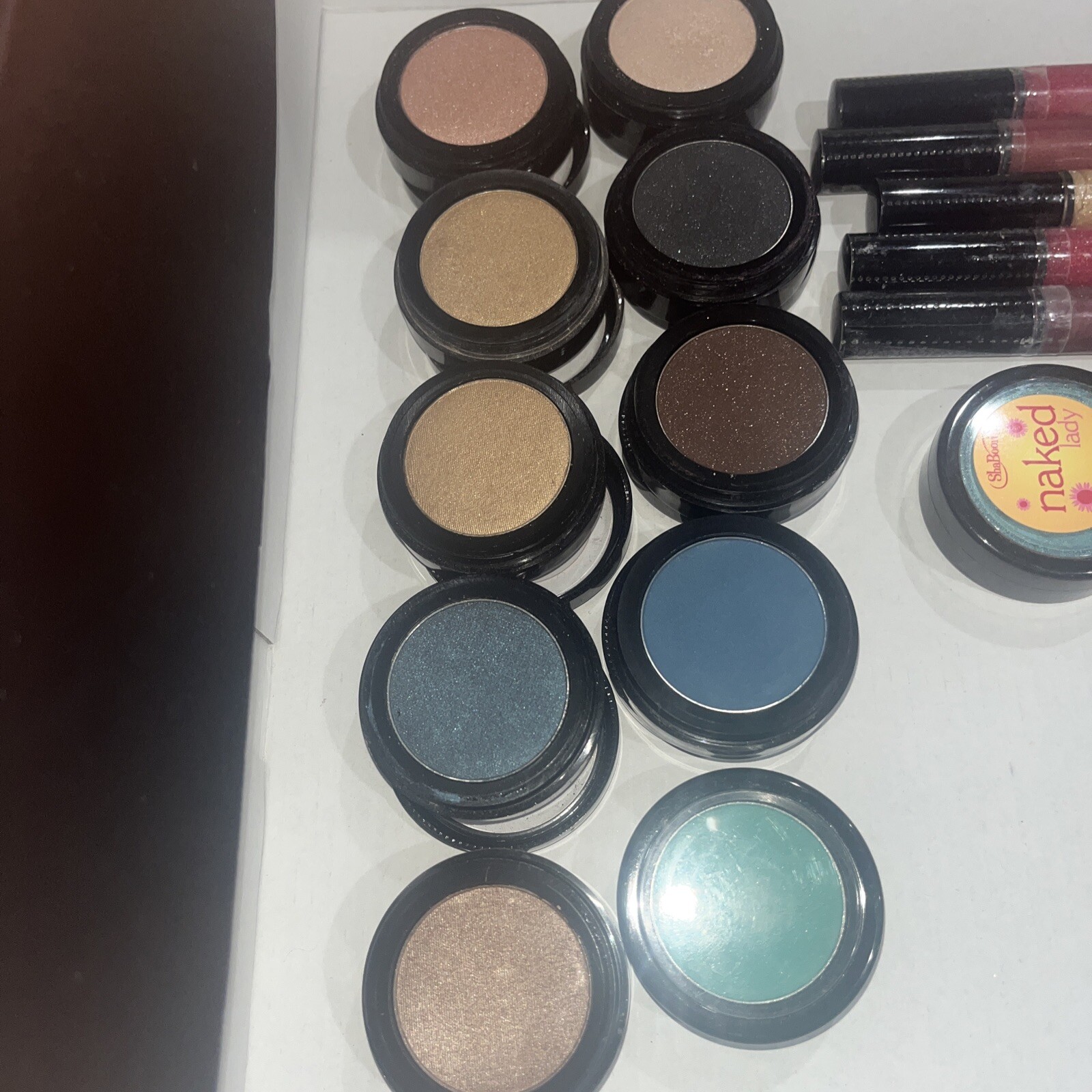 Naked lady shaboom makeup lot huge loose mineral powder lip gloss eye dust