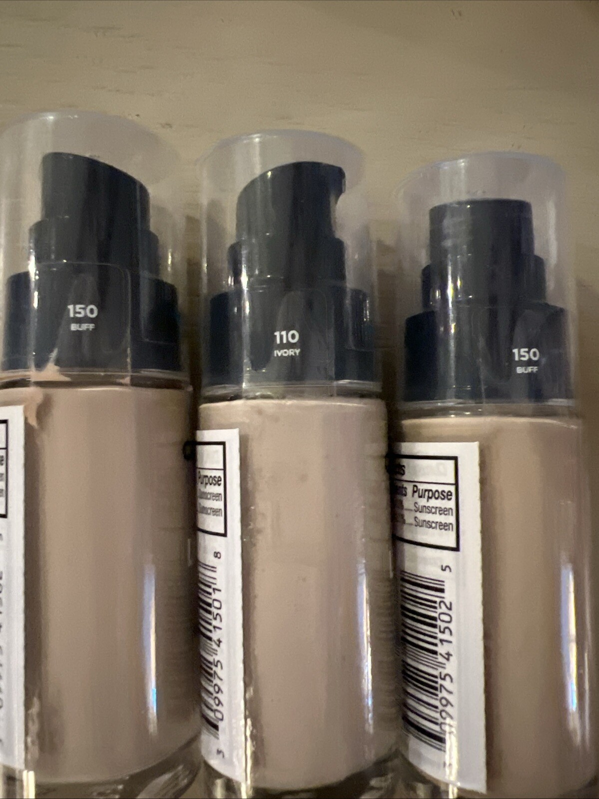 5 pack Mixed Lot Foundations~New~ Fair Light Shades~ See Photos ~New