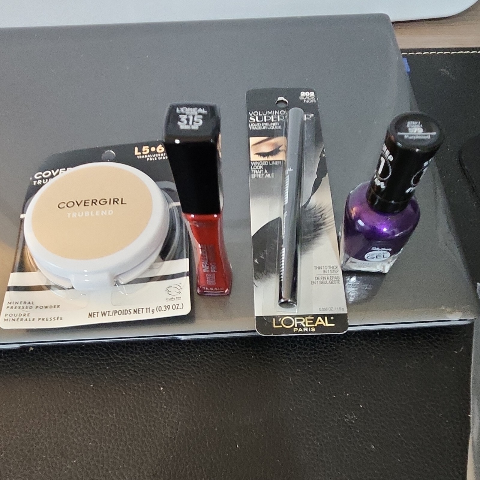 Mix bag nail,lip,Eyeliner, COVERGIRL,hansen,L’Oreal