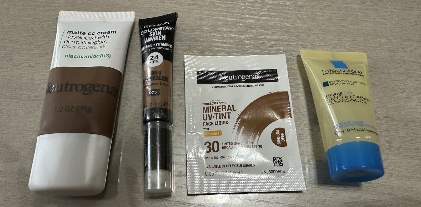 Neutrogena matte CC Cream and Revlon Colorstay Concealer Makeup bundle